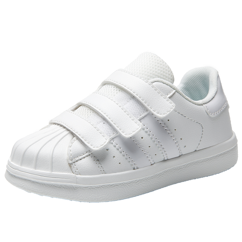 Wholesale Fashion School Sneakers Casual Shoes Kids boys Comfortable Sports Shoes Children Black and White