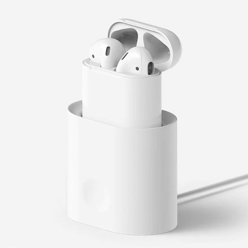 Для Airpod силиконовая подставка Зарядное устройство Док-станция, подставка для зарядной станции для Airpod