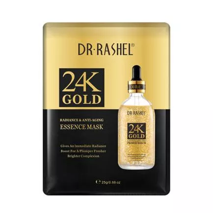 Dr. Rashel 24k Cleaning Series-24K Gold Radiance & Anti-Aging & Brightening facialmask 25G*5PCS