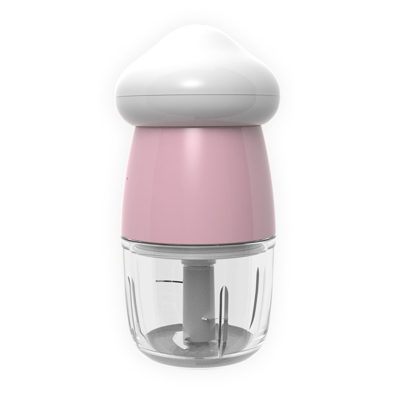 Manufacturer Hot Selling Portable 300ml glass chopping bowl Mini Rechargeable food mixer household blender