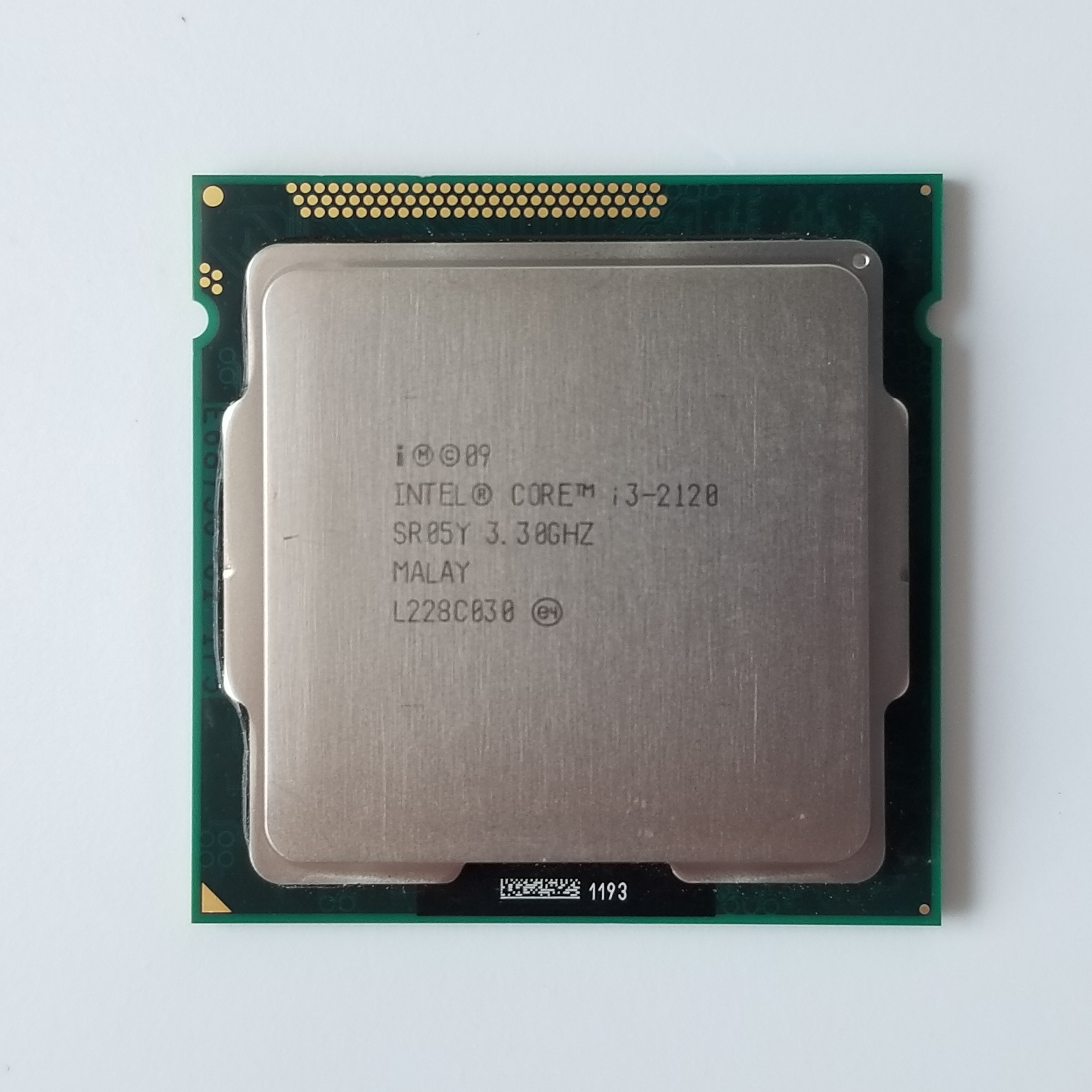 Процессор Intel core i3 2120 3,3 ГГц, в наличии, LGA1155 3M кэш