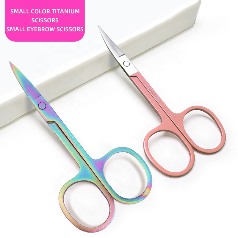 Cheap Price Professional fashion false eyelash scissors makeup scissors tools eyebrow scissors Luxury Fashion Luxury Fashion