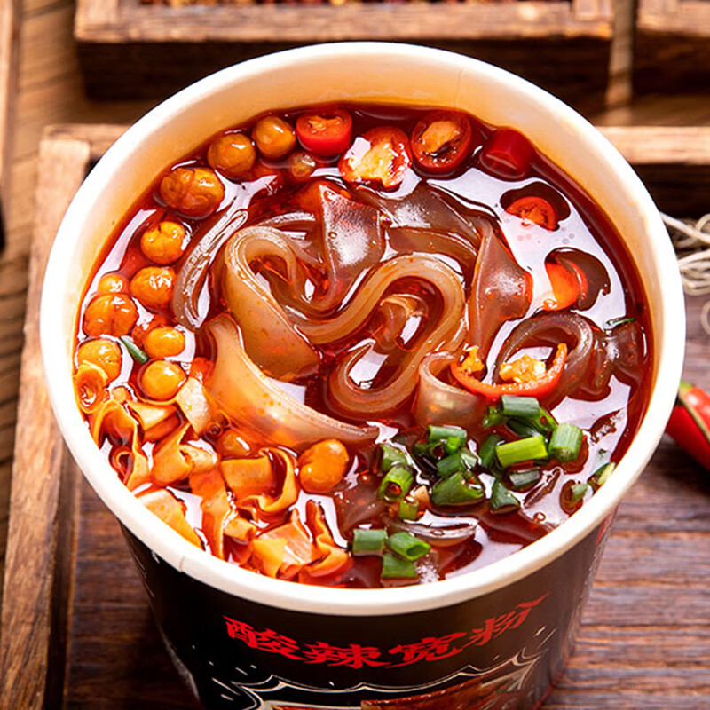Highly Nutritious Instant Rice Noodles Sweet Potato Convenient Piquant Wide Rice Noodles