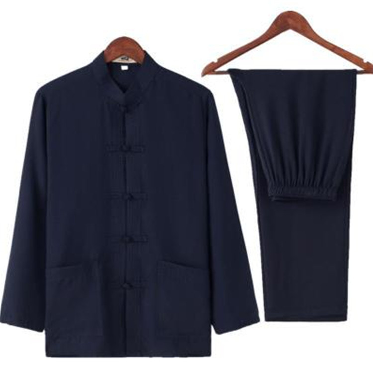 Top-selling Chinese Traditional Kung Fu Clothes Taiji uniform men clothing sets ZJ711