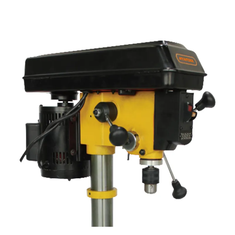 550W Better performance variable speed mini bench table drilling machine height adjustments bench press drill with laser fuide