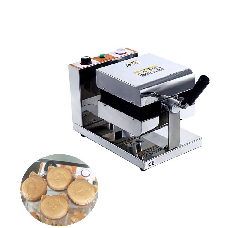 Stuffed small delimanjoo cake making baking machine fish egg bear shape cake oven machine