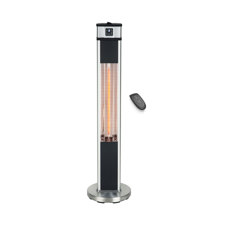 High Frequency Portable Outside Remote Control Floor Standing Patio Heater Room Heater Prices Carbon Fiber Heater