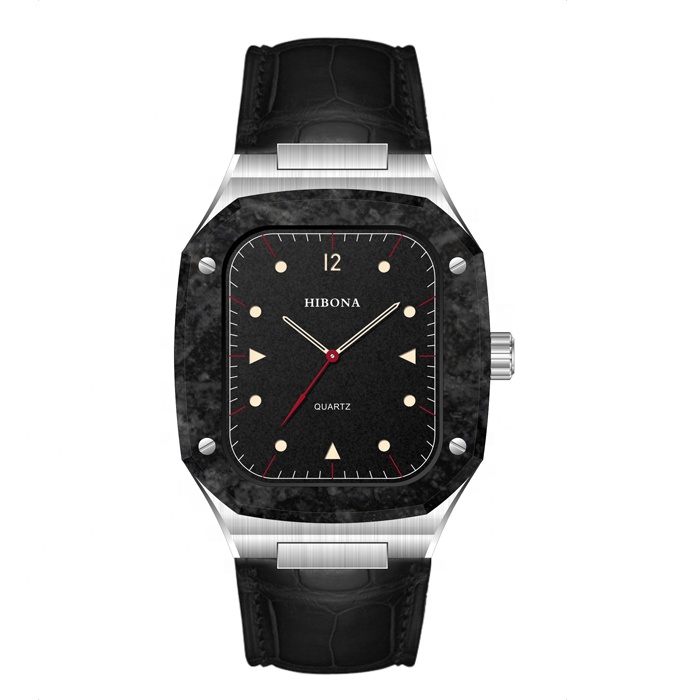 Custom Logo Premium Stainless Steel Silicone Apple Watch Iwatch Case