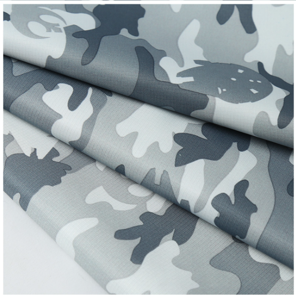 China direct textile factory high quality 100% RPET recycled Pongee Fabric for beach shorts