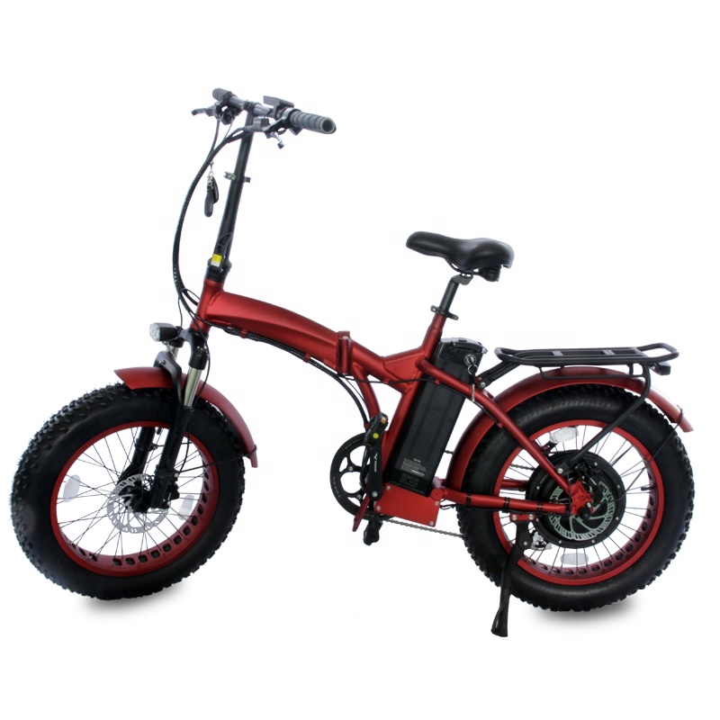 2021 electric Fat Bike With Led 20 Inch 48v 1000w Ebike fat Tire 4.0 Electric Mountain Bike for adults