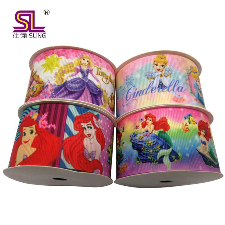 Mermaid Printed Grosgrain Ribbon