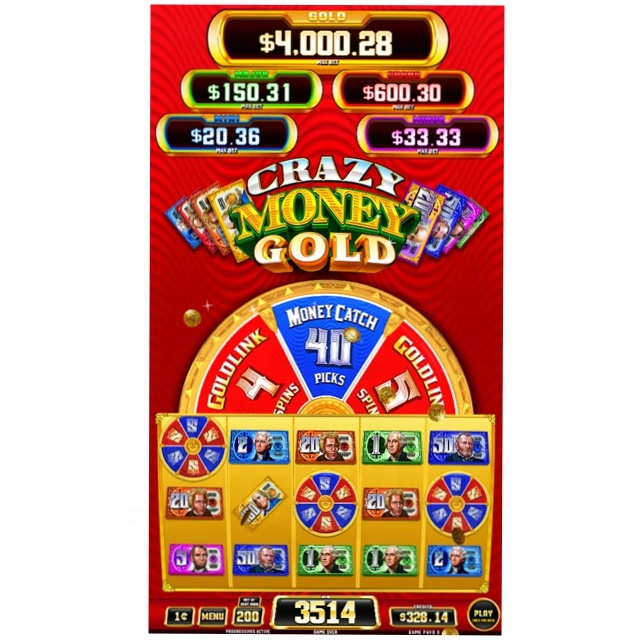 Вертикальный сенсорный экран Crazy Money Gold Slot игровая печатная плата Fire Link слот для игры