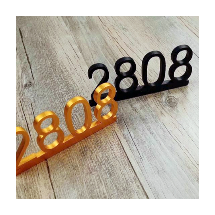 CHINAHOO hot selling new style mid century stainless steel modern house number