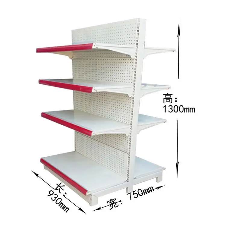 China Double-Sided Commercial Super Shelves Supermarket Shelf Display Gondola