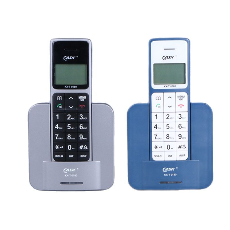 DECT6.0 расширяемый беспроводной телефонной системы с ЖК-дисплеем Caller ID стационарный телефон для офиса