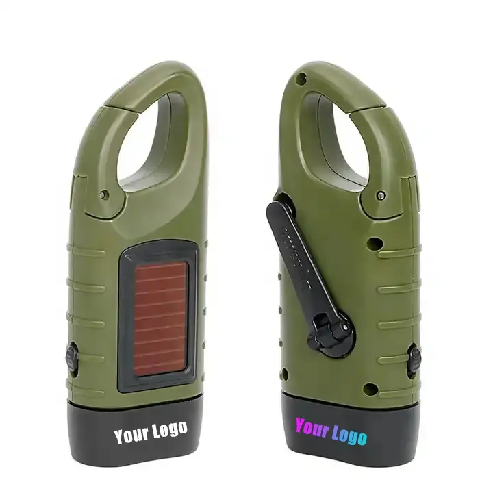 Portable Torch Sun Flash Light 3 Pcs Led Solar Rechargeable Charging Power Powered Handy Hand Crank Dynamo Camping Flashlight