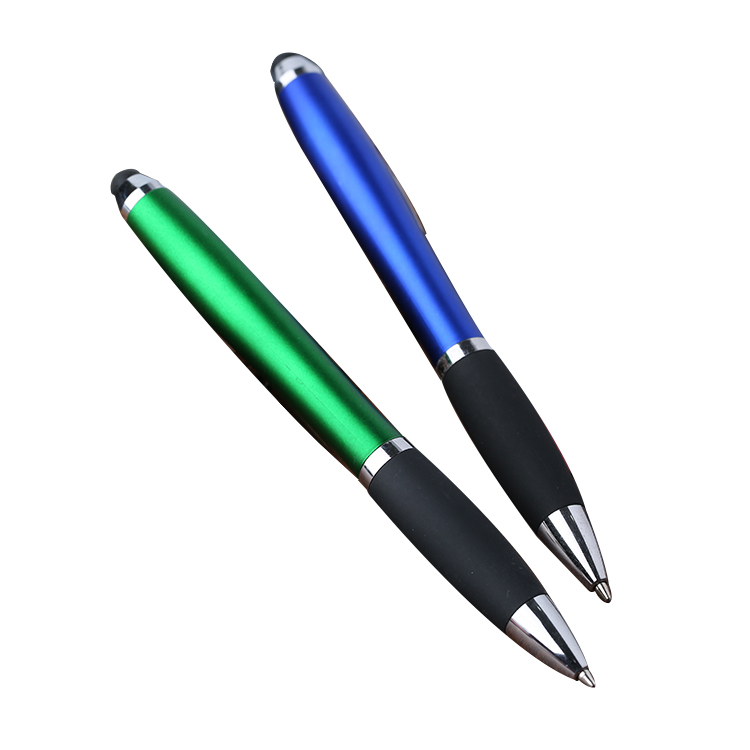 Professional Manufacture Cheap Advertising Cheap Stylus Pen Rubber Handle Loop