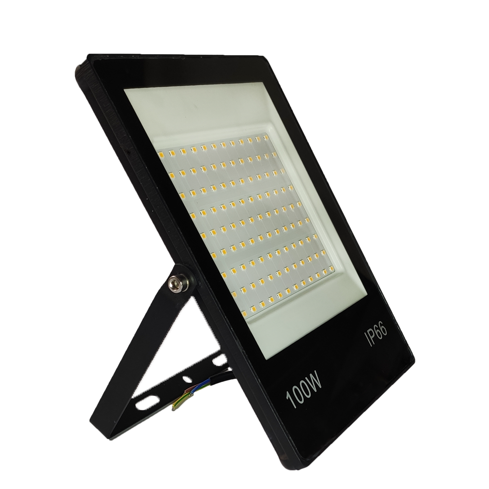 Новый IP66 100 Вт светодиодный прожектор, ультратонкое наружное освещение, цена
