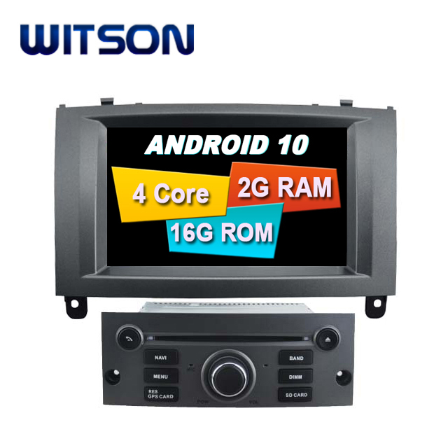 WITSON четырехъядерный Android 10,0 автомобильный DVD GPS навигация для PEUGEOT 407 автомобильный DVD плеер универсальный