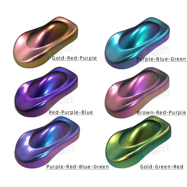10g/bag Epoxy Resin Colorshifting Powder Different Colors Chamelon Pigment Car Powder Chameleon Pigment for Eye Makeup
