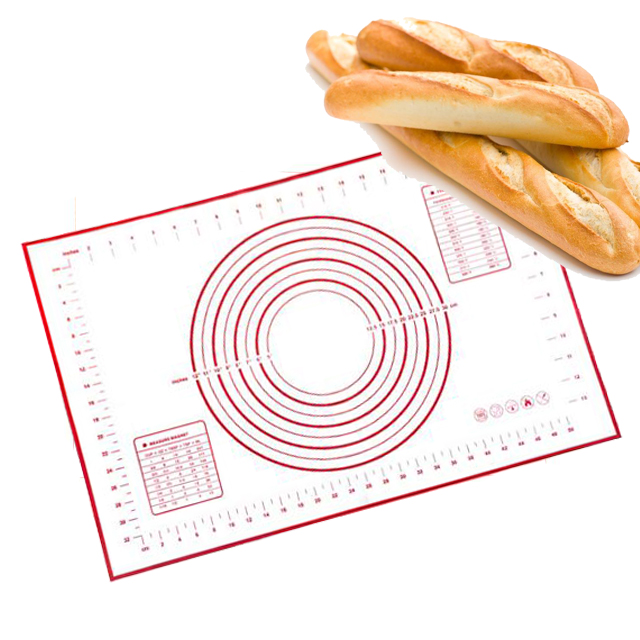 One Piece Available Silicone Pastry Mat Non Stick Baking Mat with Measurement