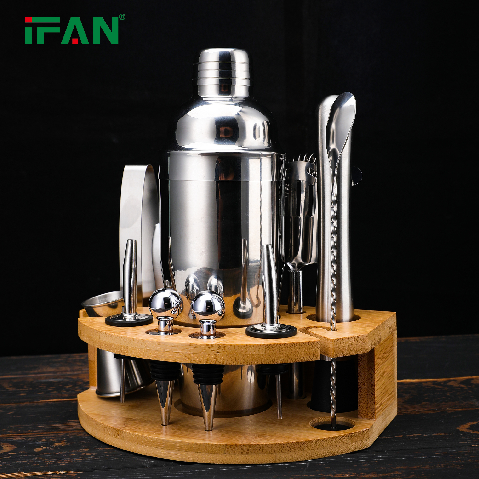 12 Piece Cocktail Shaker Set Bar Tools Cocktail Shaker Set Bartender Kit