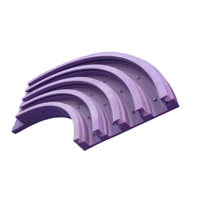 Пластиковая направляющая с изгибом uhmwpe, круглая линейная направляющая