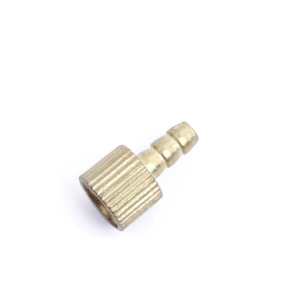 Bicycle Pump Adapter American Standard Inflatable Nozzle Zinc Alloy Copper Plated Inflatable Nozzle Adapter Wholesale