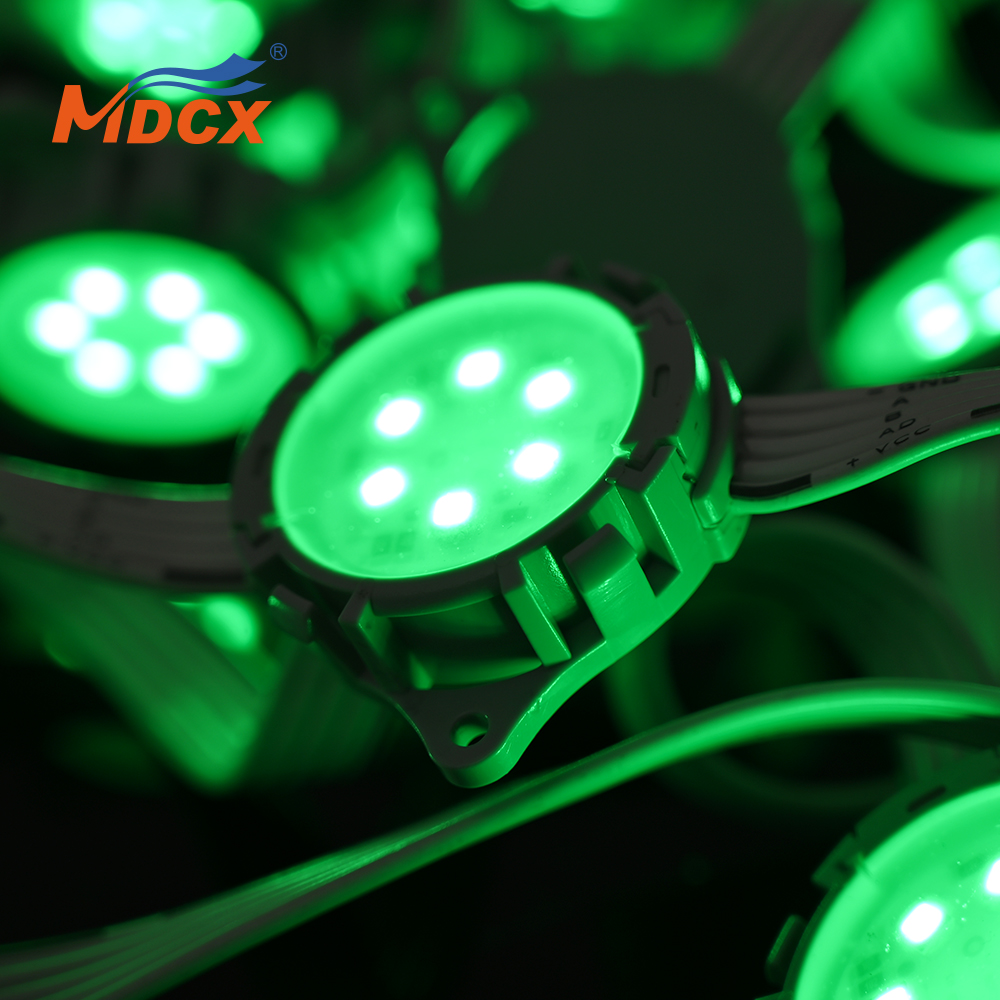 Водонепроницаемый 40 мм IP67 DMX512 Pixel RGB Светодиодный точечный светильник для проекта наружного освещения