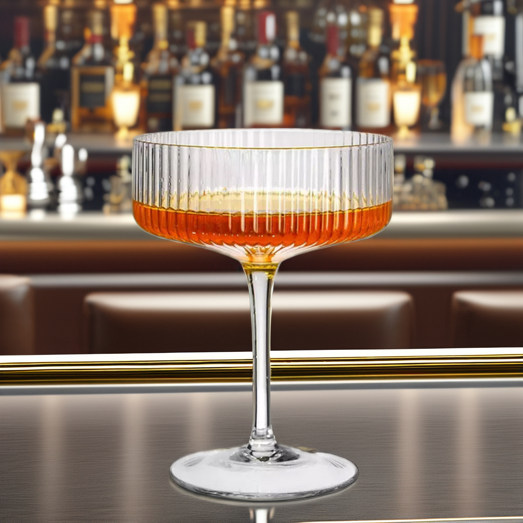 Seamless Coupe Glass for Home Use for Mixing and Drinking Wine Dessert Round Champagne Martini Glasses