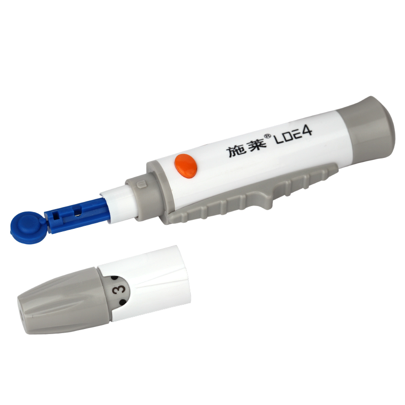 Reusable test glucose Blood Lancet Pen Lancing Device
