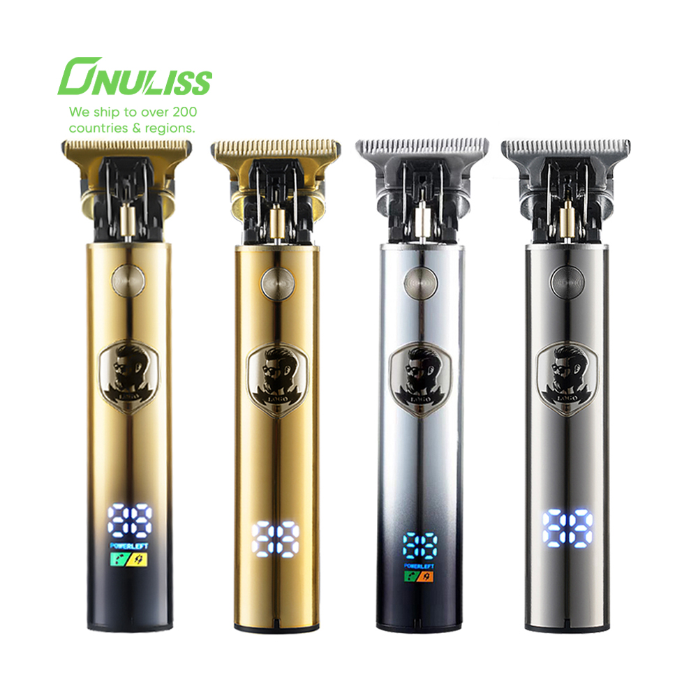 Tondeuses a Cheveux LCD Display Cordless Hair Clipper Hair Trimmer
