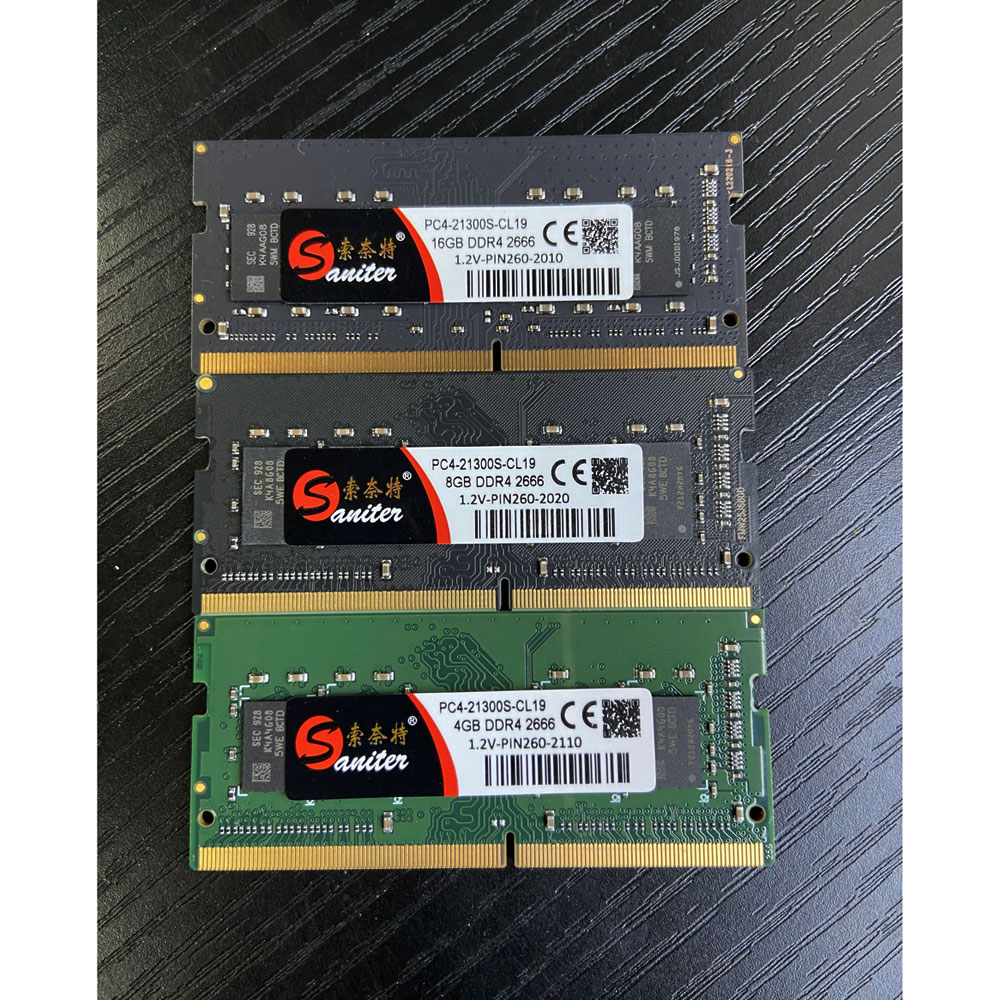 ОЗУ Saniter для ноутбука, Ddr4, 2133 МГц, 2400 МГц, 2666 МГц, 3200 МГц, 4 ГБ, 8 ГБ, 16 ГБ, 32 ГБ