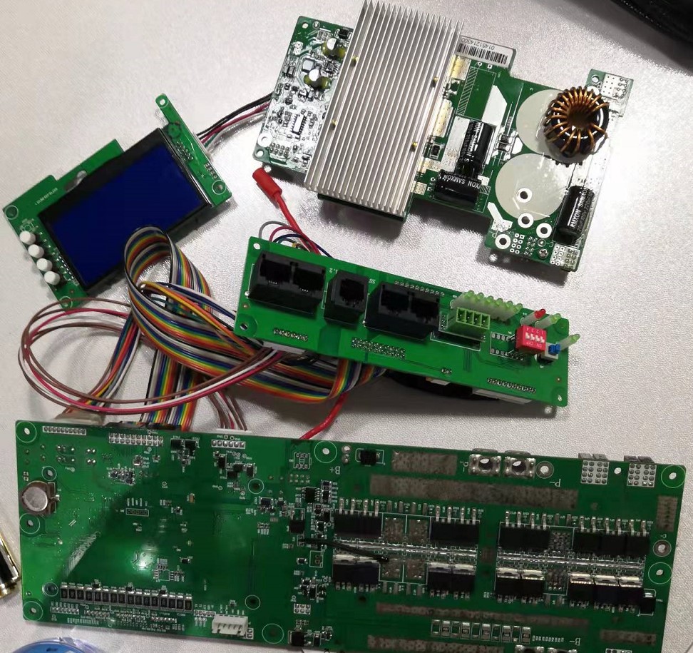 BMS Lifepo4 16S 48V 200A 51.2V 200A CAN/RS485 Battery Management Systems Smart BMS with LCD screen