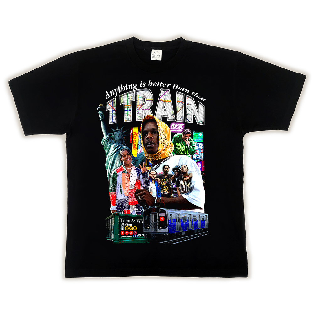 1TRAIN ASAP Men's T-shirts with short sleeves 230g heavy cotton