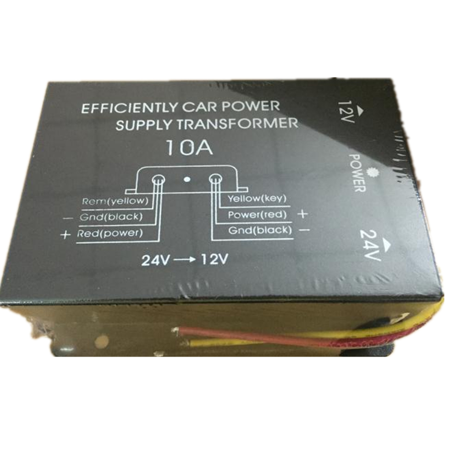 10A DC 24V-12V трансформатор конвертер для аккумулятора