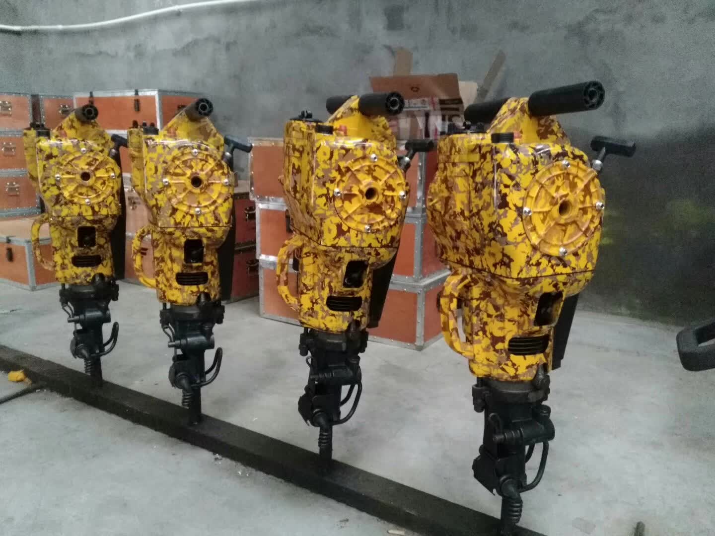 YN27C Hand held rock drilling machine with gasoline engine