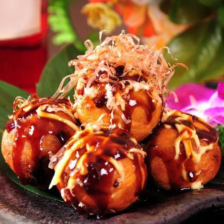 Хит продаж, замороженные Мячи осьминога takoyaki, морепродукты, закуски