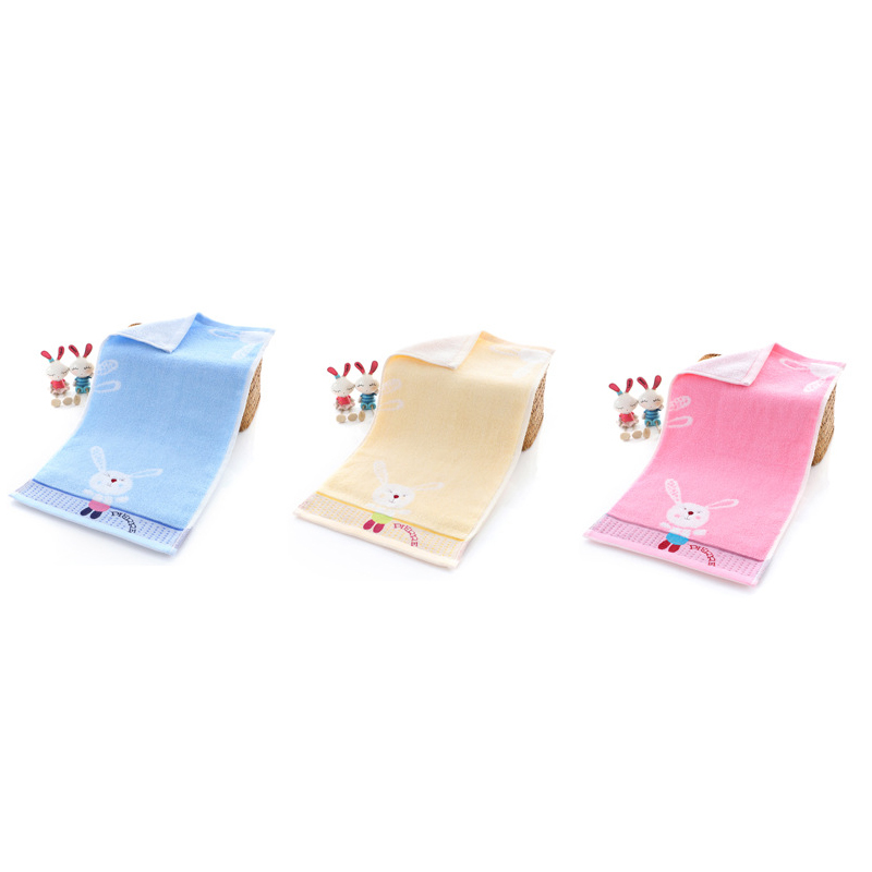 Pure Cotton Jacquard Embroidered Soft And Absorbent Baby Wash Face Towel