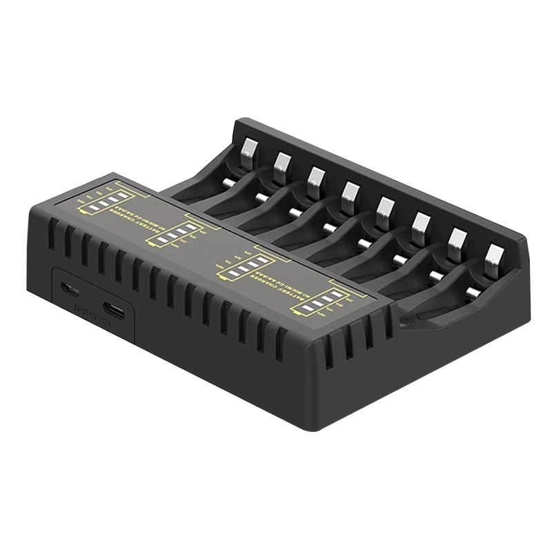 PUJIMAX USB Fast Charging AAA/AA Battery Charger Short Circuit Protection Ni-MH/Ni-Cd Rechargeable Battery Station High Quality