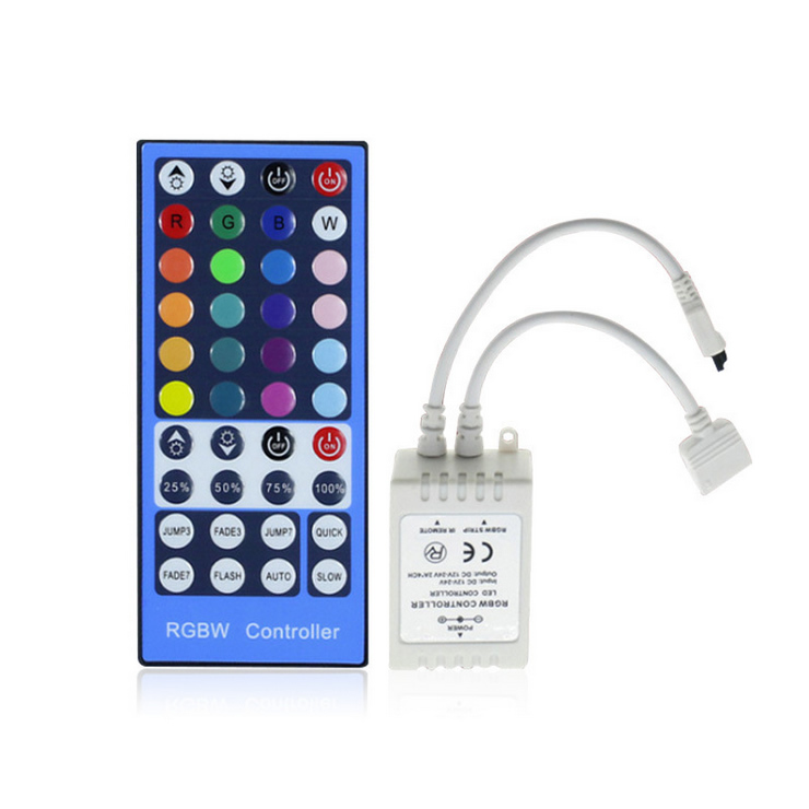 DC5-24V 4 канала 40 клавиш IR remote rgbw контроллер светодиодной ленты