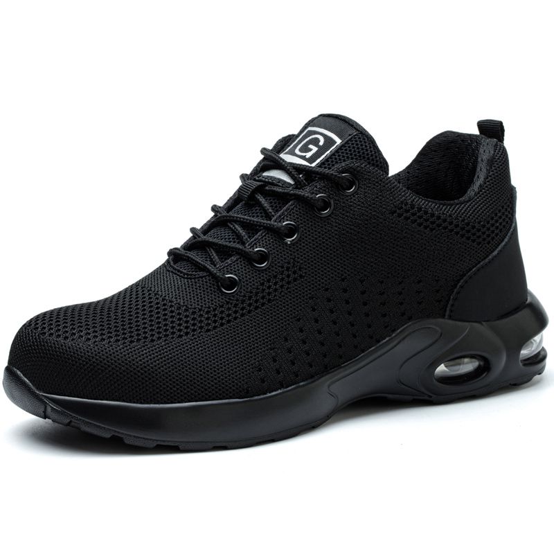 Fashion Breathable Work shoes Anti-puncture Steel Toe Men's Safety Shoes anti-slip shoes