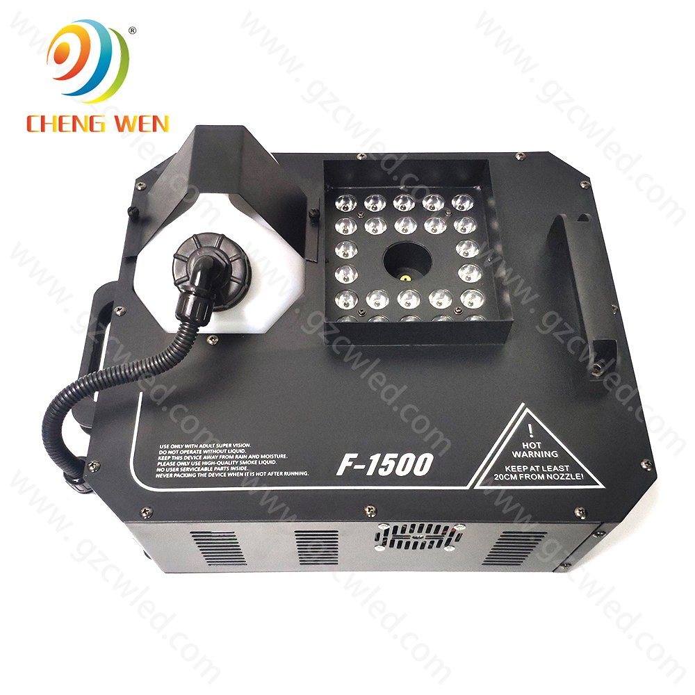 remote control 3w RGB 3 in 1 led smoke fog machine Stage Effects Machine