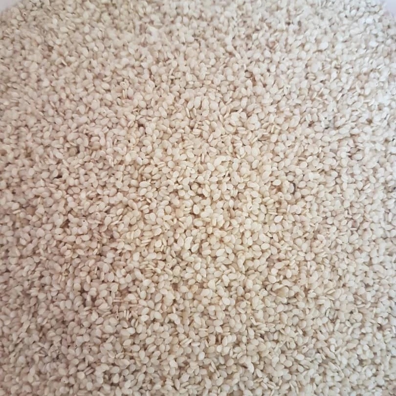 FIRST GRADE HULLED SESAME SEED 99/9 PURITY HIGH OIL CONTAIN LOW FAT SWEET FOR TAHINI FROM BURKINA FASO