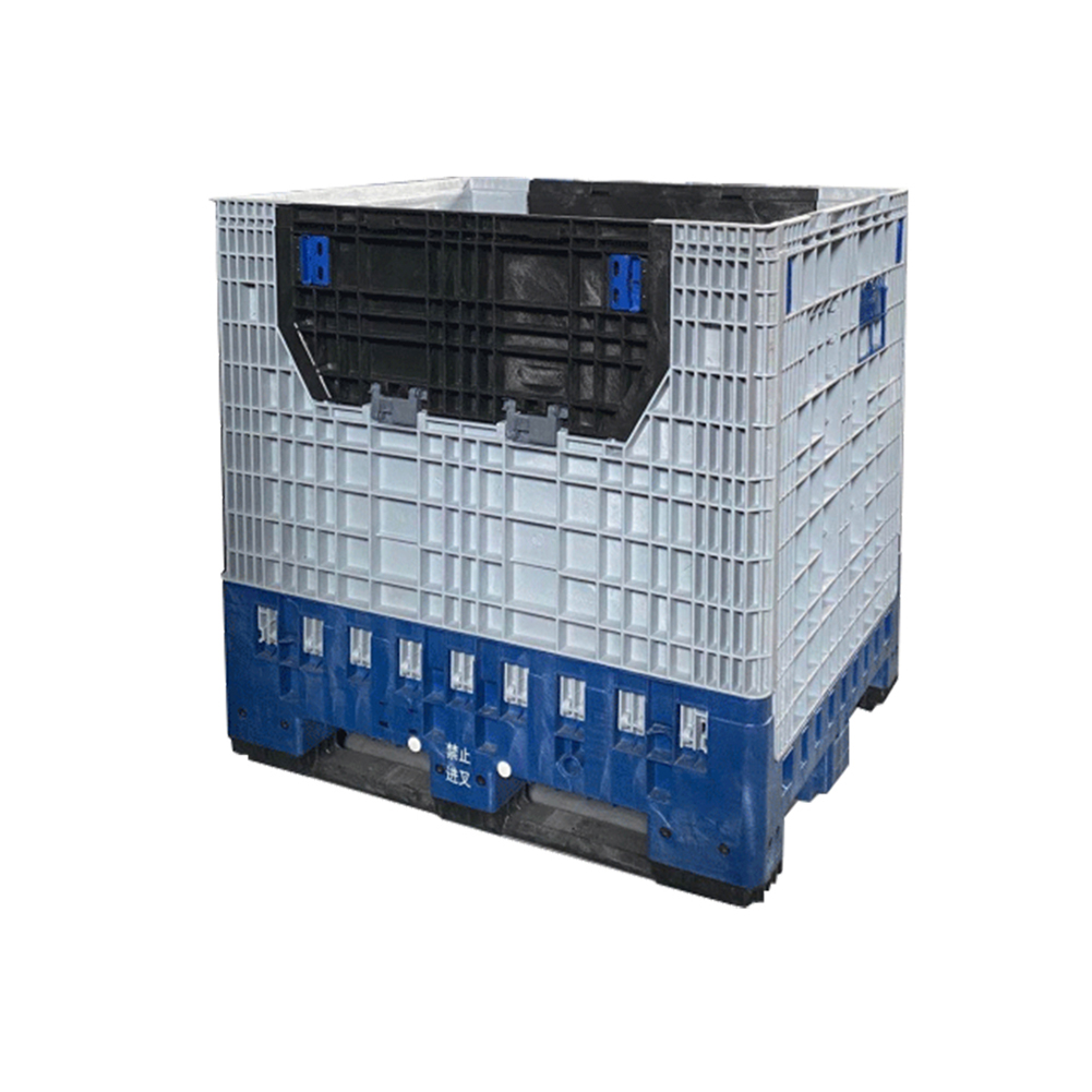 FLC 1200 с размером 1200*1000*1200, новая складная коробка Hdpe для крупных партий, промышленная коробка Hdpe Gaylord