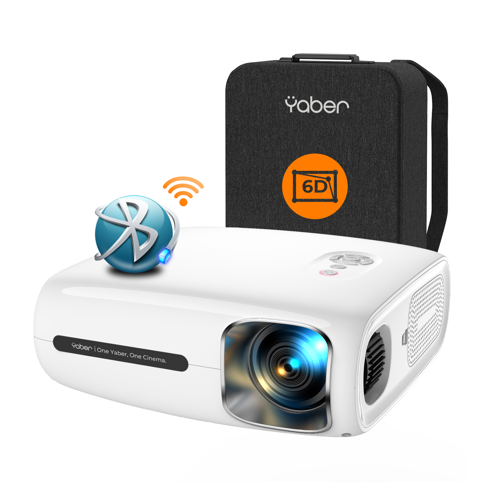 Yaber Pro V7 Projector 9500L 5G WiFi Projector Auto 6Dimension Keystone Correction Native 1920*1080P Support 4K Movie Projectors