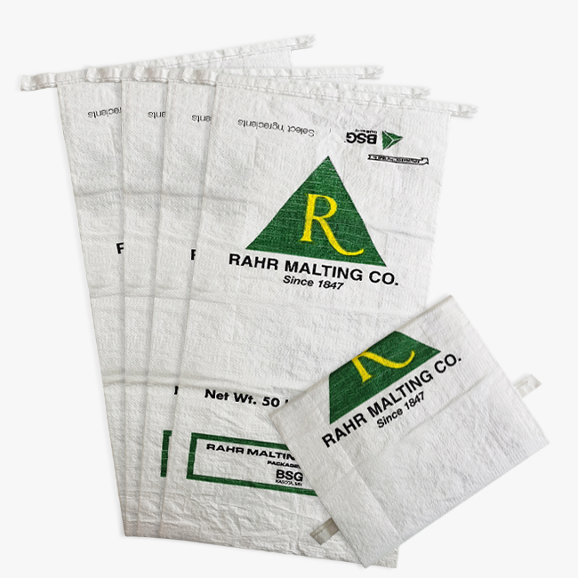 25 kg 50 kg PP woven laminated bag for rice and animal feed  with coated logo