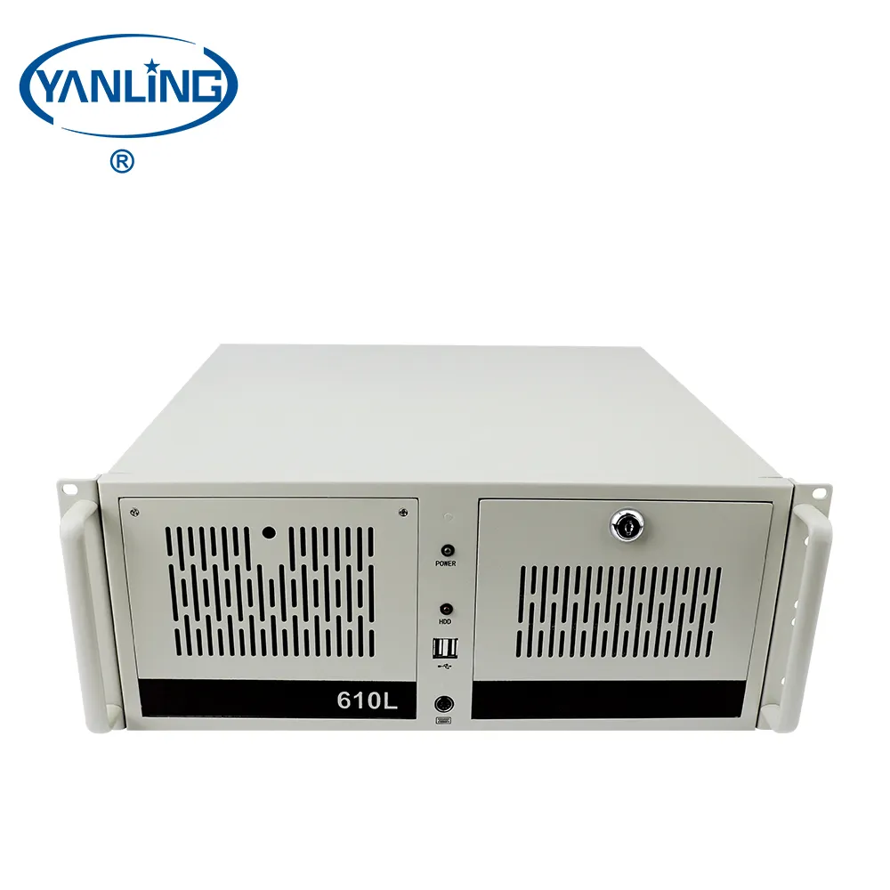 NVR 4U Rack Server H110 I3 6100 Chipset Core i3 i5 i7 CPU NAS Storage Support 3*3.5'' SSD/HDD