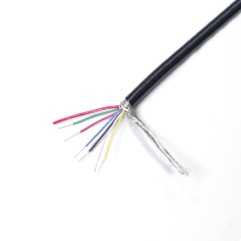 AWG28 6-core cable Metal shielded signal control cable