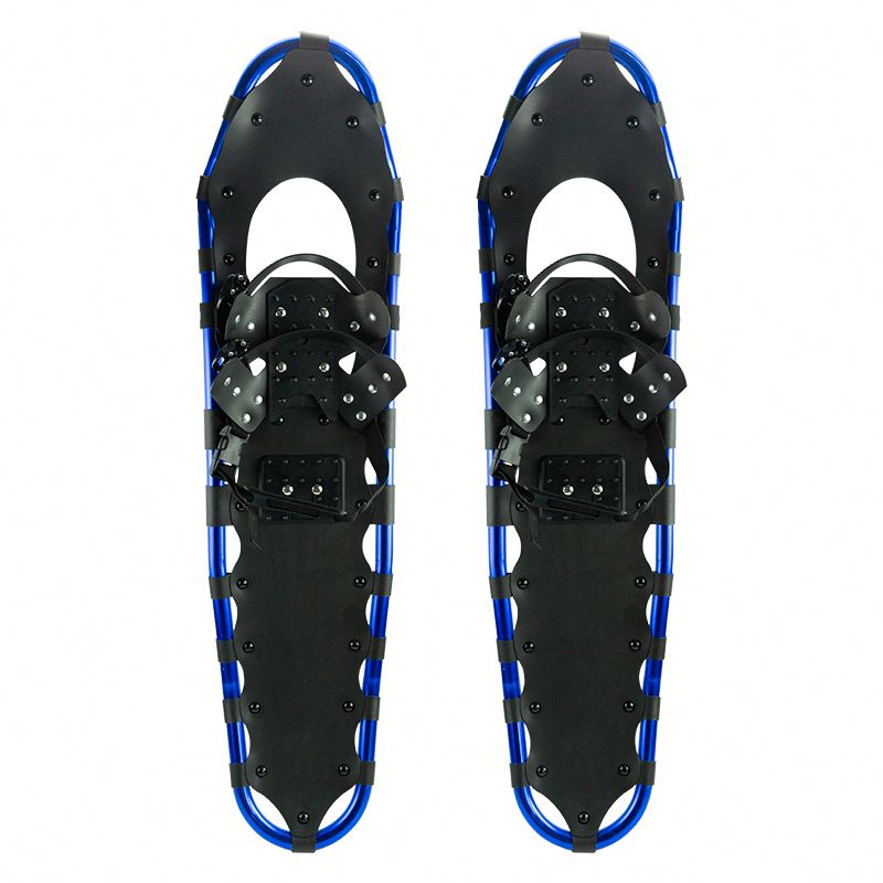 Lightweight Snow Shoes,Durable Steel Toe Crampons for Winter Hiking,Mountain Terrain Comfort Square steel Toed Snowshoes